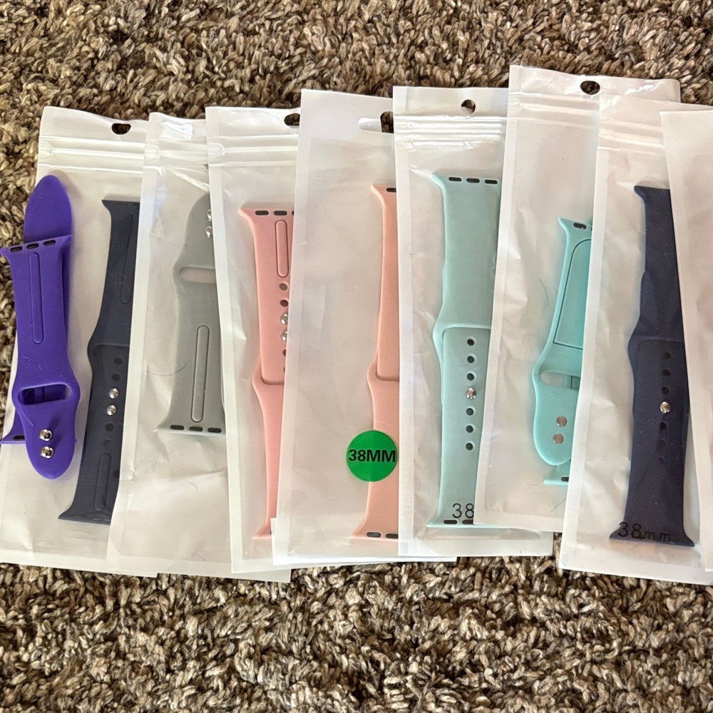 Assorted Silicone Watch Bands for Electronics Wearables